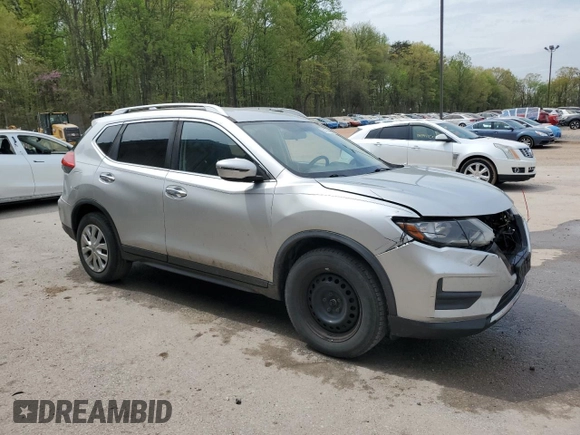 2017 Nissan Rogue SL with VIN JN8AT2MT4HW384468, listed as a Copart auction lot 51923805 with 166,366 mi miles and Salvage Title. Bid and sale history available at DreamBid. Image 4.