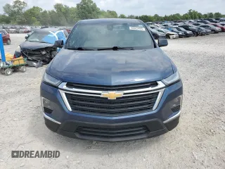 2023 Chevrolet Traverse LS z VIN 1GNERFKW8PJ112735, wystawiony jako Copart lot #60020405 z przebiegiem 72 912 mil mil oraz Szkoda całkowita • Salvage title. Historia ofert i sprzedaży dostępna na DreamBid. Obrazek 5.