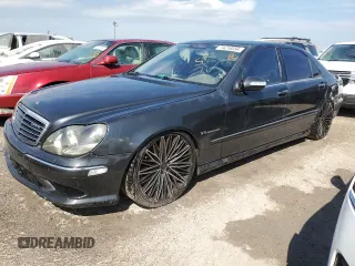2004 Mercedes-Benz S 55 AMG with VIN WDBNG74J24A422606, listed as a Copart auction lot 74218554 with Not Provided miles and Non Repairable. Bid and sale history available at DreamBid. Image 1.