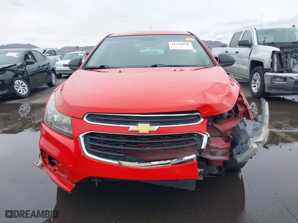 2015 Chevrolet Cruze LS with VIN 1G1PA5SH8F7130466, listed as a IAAI auction lot 41788830 with 147,283 mi miles. Bid and sale history available at carsss.com. Image 12.