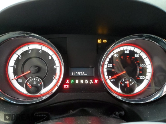 2017 Dodge Grand Caravan SXT with VIN 2C4RDGCG2HR857161, listed as a Copart auction lot 45929385 with 117,972 mi miles and Salvage Title. Bid and sale history available at DreamBid. Image 9.