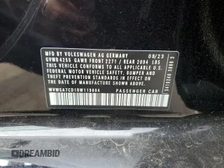 2024 Volkswagen GTI 380 SE с VIN WVWSA7CD1RW119604, выставлен на аукционе Copart как лот 55359735 с пробегом 13 385 миль миль и Списание • Salvage title. История ставок и продаж доступна на DreamBid. Изображение 12.