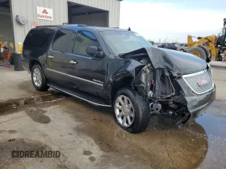 2012 GMC Yukon XL Denali with VIN 1GKS1MEF9CR323090, listed as a Copart auction lot 71675214 with 143,408 mi miles and Salvage Title. Bid and sale history available at carsss.com. Image 4.
