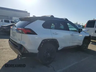 2024 Toyota RAV4 Hybrid XSE with VIN 2T3E6RFV4RW060903, listed as a Copart auction lot 49515785 with 8,637 mi miles and Salvage Title. Bid and sale history available at DreamBid. Image 3.