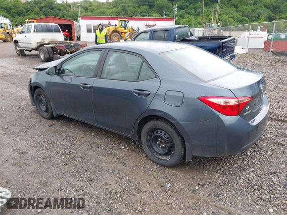 2019 Toyota Corolla L z VIN 2T1BURHE0KC167730, wystawiony jako IAAI lot #42335994 z przebiegiem 89 251 mil mil oraz . Historia ofert i sprzedaży dostępna na DreamBid. Obrazek 3.