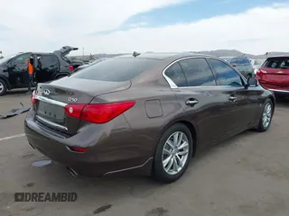 2015 Infiniti Q50 with VIN JN1BV7AP7FM349885, listed as a IAAI auction lot 42249063 with 76,089 mi miles and . Bid and sale history available at DreamBid. Image 4.