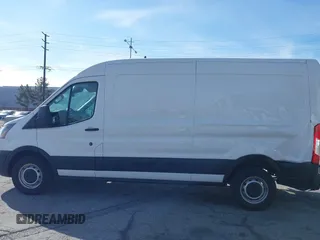 2023 Ford Transit Cargo with VIN 1FTBR1C85PKC08945, listed as a IAAI auction lot 41385685 with 5,577 mi miles and . Bid and sale history available at DreamBid. Image 15.