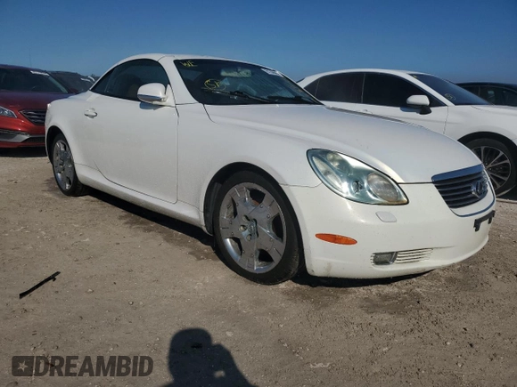 2005 Lexus SC 430 z VIN JTHFN48Y150070786, wystawiony jako Copart lot #81339904 z przebiegiem Nie podano mil oraz Szkoda całkowita • Salvage title. Historia ofert i sprzedaży dostępna na DreamBid. Obrazek 4.