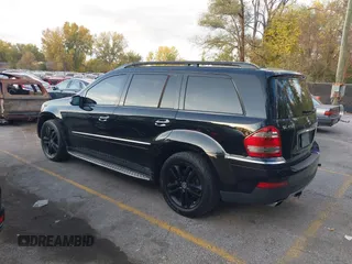 2008 Mercedes-Benz GL-Class 4.6L with VIN 4JGBF71E78A380644, listed as a IAAI auction lot 40677495 with 207,216 mi miles. Bid and sale history available at carsss.com. Image 3.