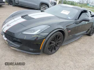2019 Chevrolet Corvette Grand Sport 1LT with VIN 1G1YW2D75K5112067, listed as a IAAI auction lot 42087555 with Not provided miles and . Bid and sale history available at DreamBid. Image 2.