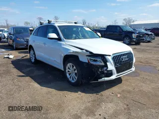 2016 Audi Q5 Premium Plus with VIN WA1L2AFPXGA096395, listed as a IAAI auction lot 41931371 with 98,429 mi miles. Bid and sale history available at carsss.com. Image 1.