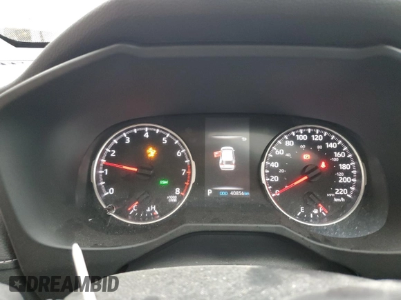 2022 Toyota RAV4 XLE with VIN 2T3R1RFV4NC307350, listed as a Copart auction lot 60890015 with 40,856 mi miles and Salvage title. Bid and sale history available at DreamBid. Image 9.