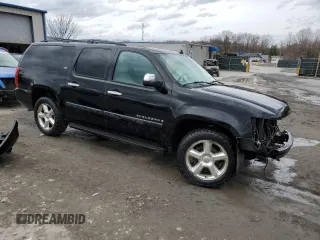 2008 Chevrolet Suburban LTZ with VIN 3GNFK16308G105020, listed as a Copart auction lot 51494565 with 190,246 mi miles and Salvage Title. Bid and sale history available at carsss.com. Image 4.