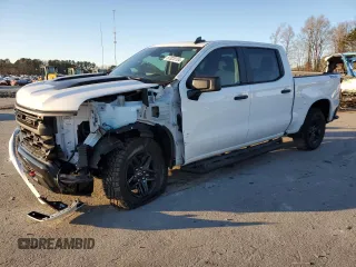 2024 Chevrolet Silverado 1500 Custom Trail Boss with VIN 3GCUDCED9RG110122, listed as a Copart auction lot 87020134 with 9,159 mi miles and Salvage Title. Bid and sale history available at carsss.com. Image 1.