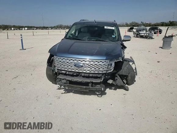 2019 Ford Expedition Platinum with VIN 1FMJU1MT6KEA65195, listed as a Copart auction lot 49871715 with 77,931 mi miles and Salvage title. Bid and sale history available at DreamBid. Image 12.