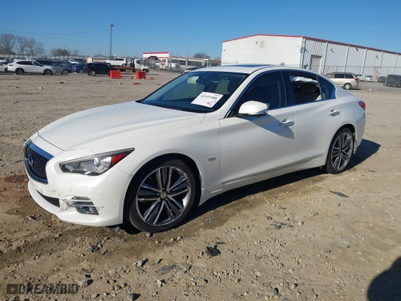 2016 Infiniti Q50 3.0t Premium with VIN JN1EV7AP2GM306358, listed as a IAAI auction lot 41151908 with NaN miles. Bid and sale history available at carsss.com. Image 18.