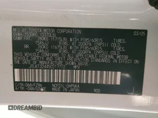 2005 Scion xB with VIN JTLKT324450217712, listed as a Copart auction lot 70816354 with 156,875 mi miles and Salvage Title. Bid and sale history available at carsss.com. Image 14.