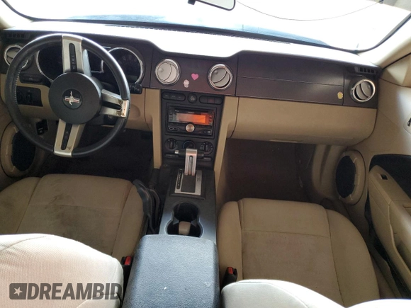2007 Ford Mustang Deluxe with VIN 1ZVHT80N175317090, listed as a Copart auction lot 56140915 with 182,018 mi miles and Salvage title. Bid and sale history available at DreamBid. Image 8.