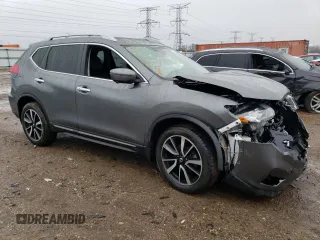 2019 Nissan Rogue SL with VIN 5N1AT2MVXKC723493, listed as a Copart auction lot 73291212 with 0 mi miles. Bid and sale history available at carsss.com. Image 4.