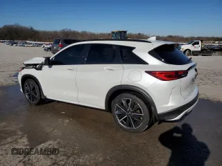 2023 Infiniti QX50 Sport with VIN 3PCAJ5FAXPF123167, listed as a Copart auction lot 89006135 with 22,493 mi miles and Salvage title. Bid and sale history available at DreamBid. Image 2.
