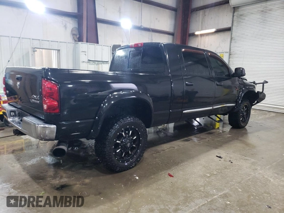 2007 Dodge Ram 3500 SXT with VIN 3D7MX39A67G801022, listed as a Copart auction lot 43378065 with 232,050 mi miles and Salvage Title. Bid and sale history available at carsss.com. Image 3.