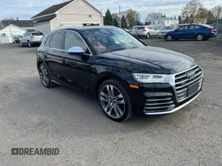 2018 Audi SQ5 Premium Plus with VIN WA1A4AFY6J2040451, listed as a Copart auction lot 80844464 with 97,279 mi miles and Clean Title. Bid and sale history available at DreamBid. Image 4.