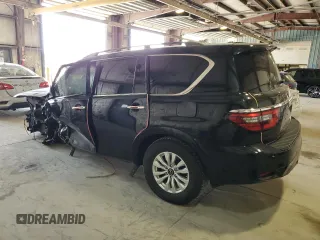 2021 Nissan Armada SV with VIN JN8AY2AC1M9146351, listed as a Copart auction lot 70776764 with 73,727 mi miles and Salvage Title. Bid and sale history available at carsss.com. Image 2.