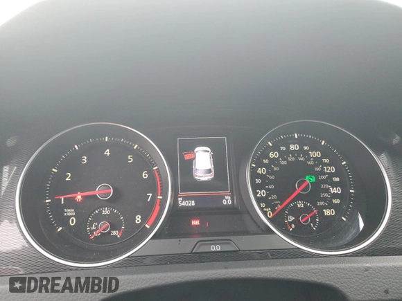 2017 Volkswagen Golf GTI S with VIN 3VW447AU1HM055885, listed as a Copart auction lot 66613024 with 54,028 mi miles and Salvage Title. Bid and sale history available at carsss.com. Image 9.