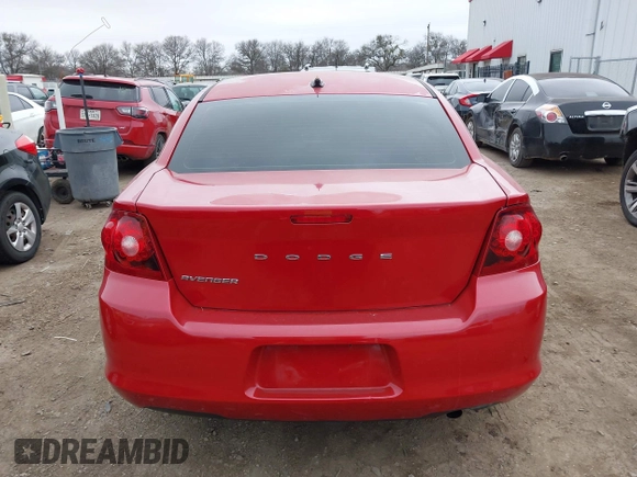 2013 Dodge Avenger with VIN 1C3CDZAB5DN621415, listed as a IAAI auction lot 41603723 with 152,733 mi miles and . Bid and sale history available at DreamBid. Image 17.
