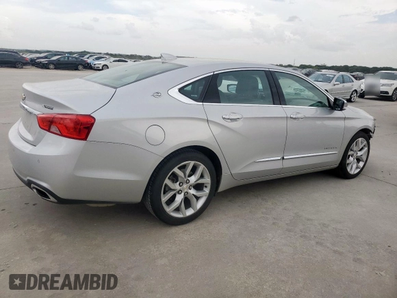 2018 Chevrolet Impala Premier with VIN 2G1125S35J9139463, listed as a Copart auction lot 63001745 with 70,248 mi miles and Salvage title. Bid and sale history available at DreamBid. Image 3.