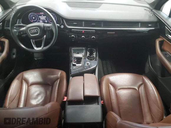2019 Audi Q7 Premium Plus with VIN WA1LAAF77KD006744, listed as a Copart auction lot 57523385 with 118,543 mi miles and Salvage title. Bid and sale history available at DreamBid. Image 8.