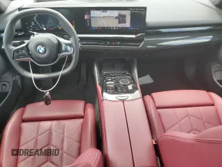 2024 BMW 5 Series 530i with VIN WBA43FJ09RCR05243, listed as a Copart auction lot 61690705 with 34,450 mi miles and Salvage title. Bid and sale history available at DreamBid. Image 8.