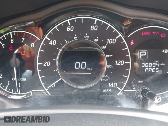 2017 Nissan Note SV with VIN 3N1CE2CPXHL373938, listed as a IAAI auction lot 41911891 with 36,894 mi miles and . Bid and sale history available at DreamBid. Image 7.