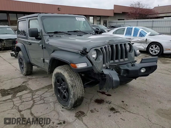 2018 Jeep Wrangler Sport S with VIN 1C4GJXAG0JW276564, listed as a Copart auction lot 85722374 with 58,049 mi miles and Salvage title. Bid and sale history available at DreamBid. Image 11.