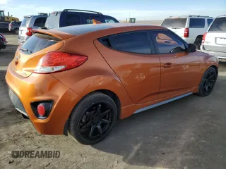 2014 Hyundai Veloster Turbo with VIN KMHTC6AE4EU193525, listed as a Copart auction lot 87126544 with 170,415 mi miles and Clean Title. Bid and sale history available at carsss.com. Image 3.