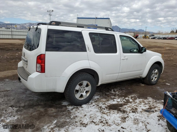 2008 Nissan Pathfinder SE with VIN 5N1AR18B78C614149, listed as a Copart auction lot 43374705 with NaN miles and Clean Title. Bid and sale history available at carsss.com. Image 3.