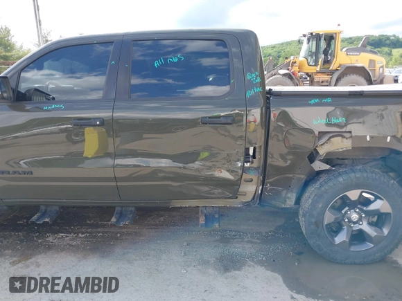 2021 Ram 1500 Big Horn with VIN 1C6SRFFT1MN669218, listed as a IAAI auction lot 42366224 with 50,230 mi miles and . Bid and sale history available at DreamBid. Image 6.