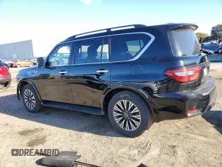 2022 Nissan Armada SL with VIN JN8AY2BA3N9392171, listed as a Copart auction lot 81129714 with 64,987 mi miles and Clean Title. Bid and sale history available at carsss.com. Image 2.