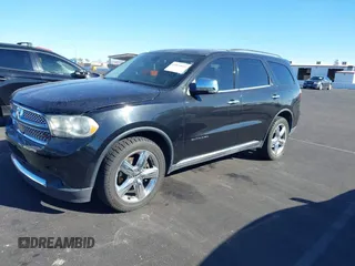 2012 Dodge Durango Citadel with VIN 1C4SDHET9CC229729, listed as a IAAI auction lot 41893819 with 167,519 mi miles and . Bid and sale history available at DreamBid. Image 6.