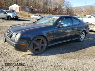 2001 Mercedes-Benz CLK 320/430 with VIN WDBLJ70G21T002279, listed as a Copart auction lot 80878584 with 216,582 mi miles and Salvage Title. Bid and sale history available at DreamBid. Image 1.