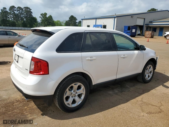 2014 Ford Edge SEL with VIN 2FMDK3JCXEBB64122, listed as a Copart auction lot 53731045 with 114,769 mi miles and Salvage Title. Bid and sale history available at carsss.com. Image 3.