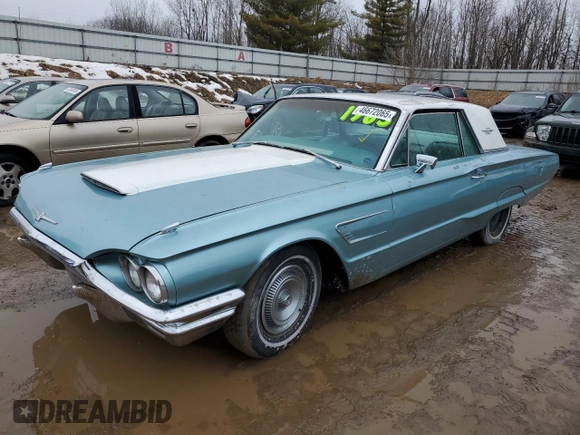 1965 Ford Thunderbird with VIN 5Y83Z146816, listed as a Copart auction lot 46672065 with 36,491 mi miles and Clean Title. Bid and sale history available at DreamBid. Image 1.