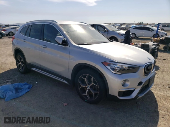 2019 BMW X1 sDrive28i with VIN WBXHU7C59K5L12043, listed as a Copart auction lot 47630763 with 53,014 mi miles. Bid and sale history available at carsss.com. Image 4.
