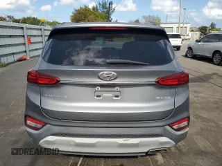 2019 Hyundai Santa Fe SE with VIN 5NMS23ADXKH070632, listed as a Copart auction lot 55621455 with 185,663 mi miles and Clean Title. Bid and sale history available at carsss.com. Image 6.