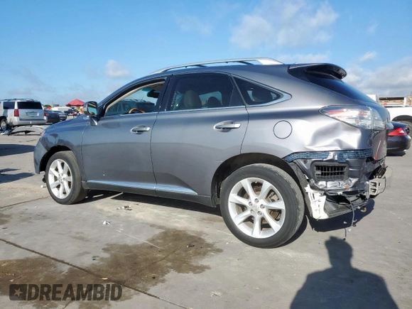 2012 Lexus RX 350 with VIN 2T2ZK1BA7CC072588, listed as a Copart auction lot 62834435 with 161,376 mi miles and Clean title. Bid and sale history available at DreamBid. Image 2.