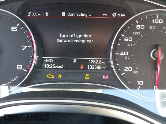 2013 Audi A7 Premium Plus with VIN WAUYGAFCXDN132677, listed as a IAAI auction lot 42630446 with 132,398 mi miles and . Bid and sale history available at DreamBid. Image 15.