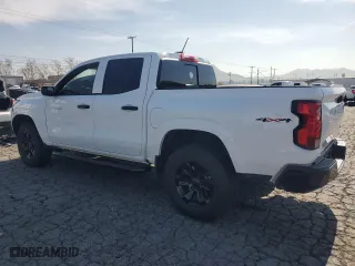 2023 Chevrolet Colorado 4WD Work Truck with VIN 1GCGTBEC9P1197906, listed as a Copart auction lot 45225455 with 45,087 mi miles and Salvage Title. Bid and sale history available at carsss.com. Image 2.