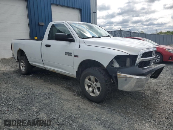 2014 Ram 1500 Tradesman with VIN 3C6JR7DT9EG148861, listed as a Copart auction lot 60611195 with 369,439 mi miles and Salvage title. Bid and sale history available at DreamBid. Image 4.