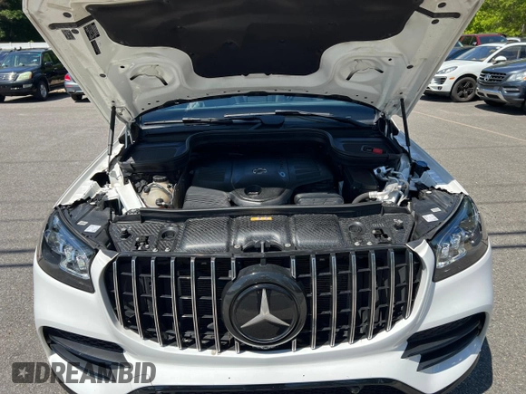 2022 Mercedes-Benz GLS 450 with VIN 4JGFF5KE0NA658946, listed as a Copart auction lot 58987105 with 85,746 mi miles and Clean title. Bid and sale history available at DreamBid. Image 8.