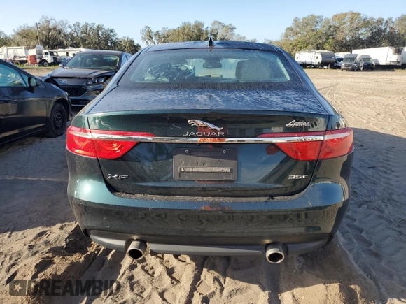 2017 Jaguar XF 35t Prestige with VIN SAJBE4BV1HCY30847, listed as a Copart auction lot 78914324 with 33,592 mi miles and Salvage Title. Bid and sale history available at carsss.com. Image 6.